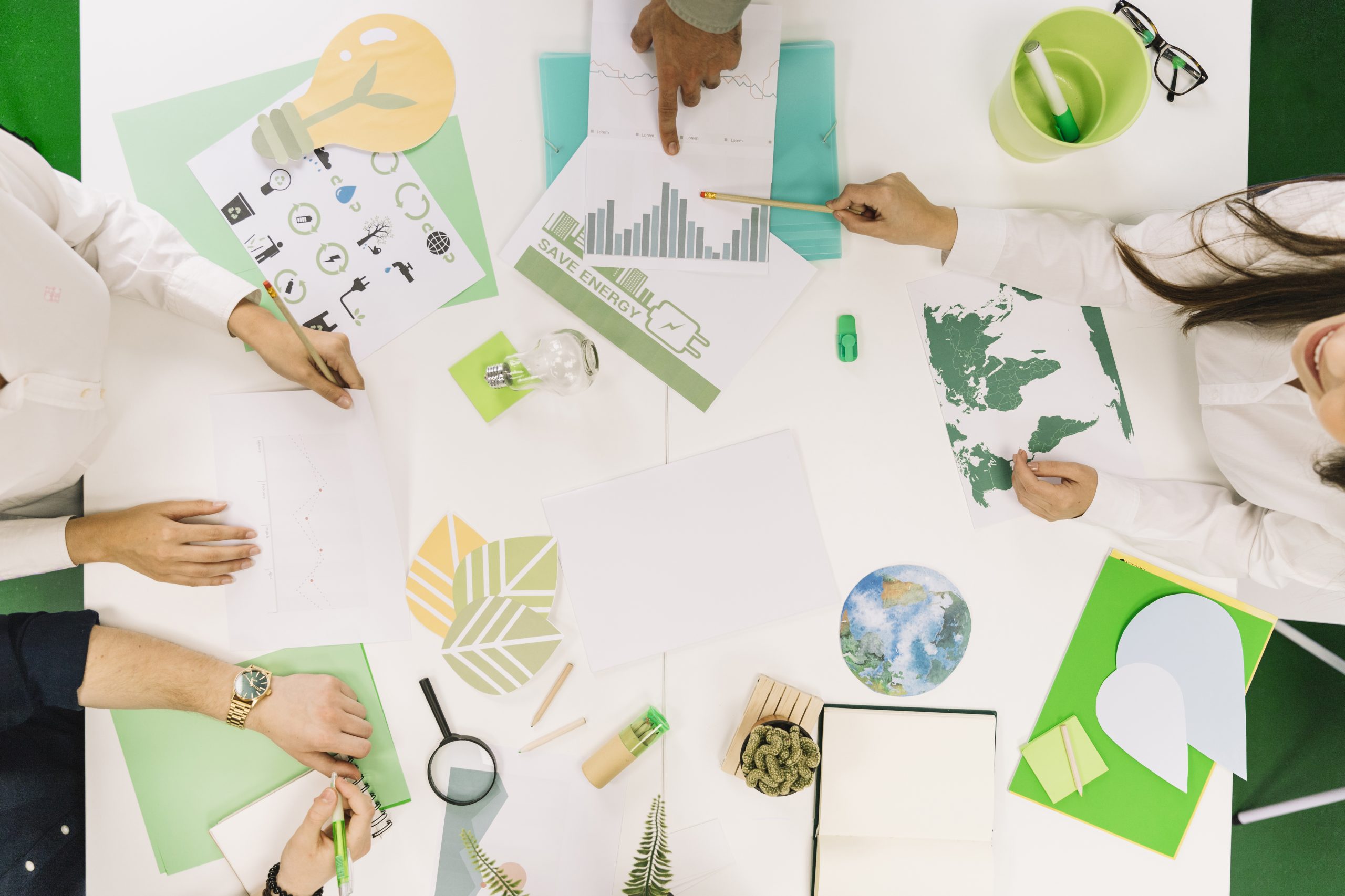 Elementos verdes nos modelos de negócios